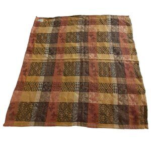 Primitive Artisan 4 Large Napkins Fluer De Lis Made in India Fall